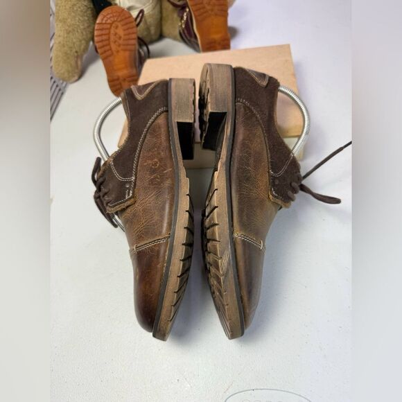 Bed Stu Men's Cap Toe Leather Oxford Shoes Size US 9.5 Factory Distressed - Picture 6 of 11